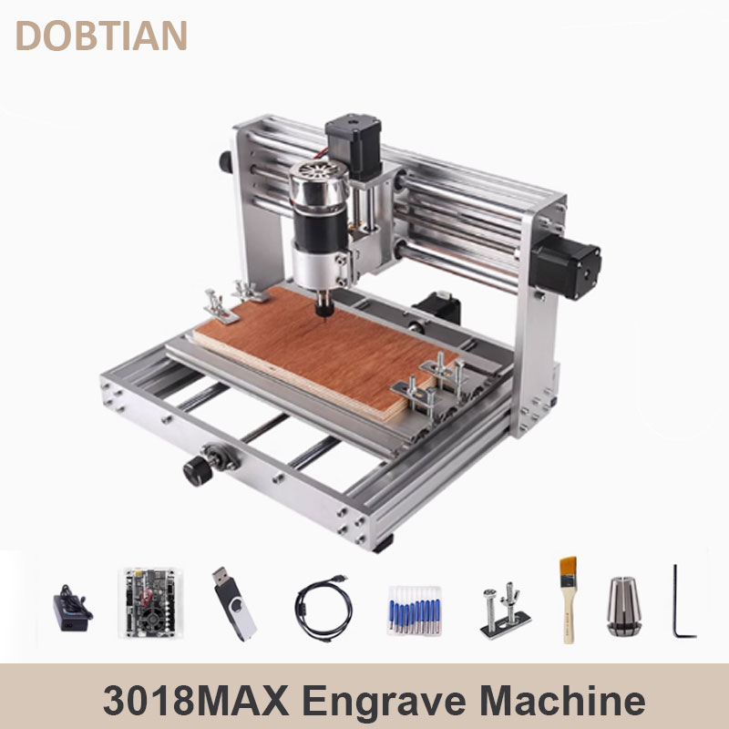 Cnc 3018 Pro Max Metal - CNC 3018 Pro Max เครื่องแกะสลัก,200W แกนไม้