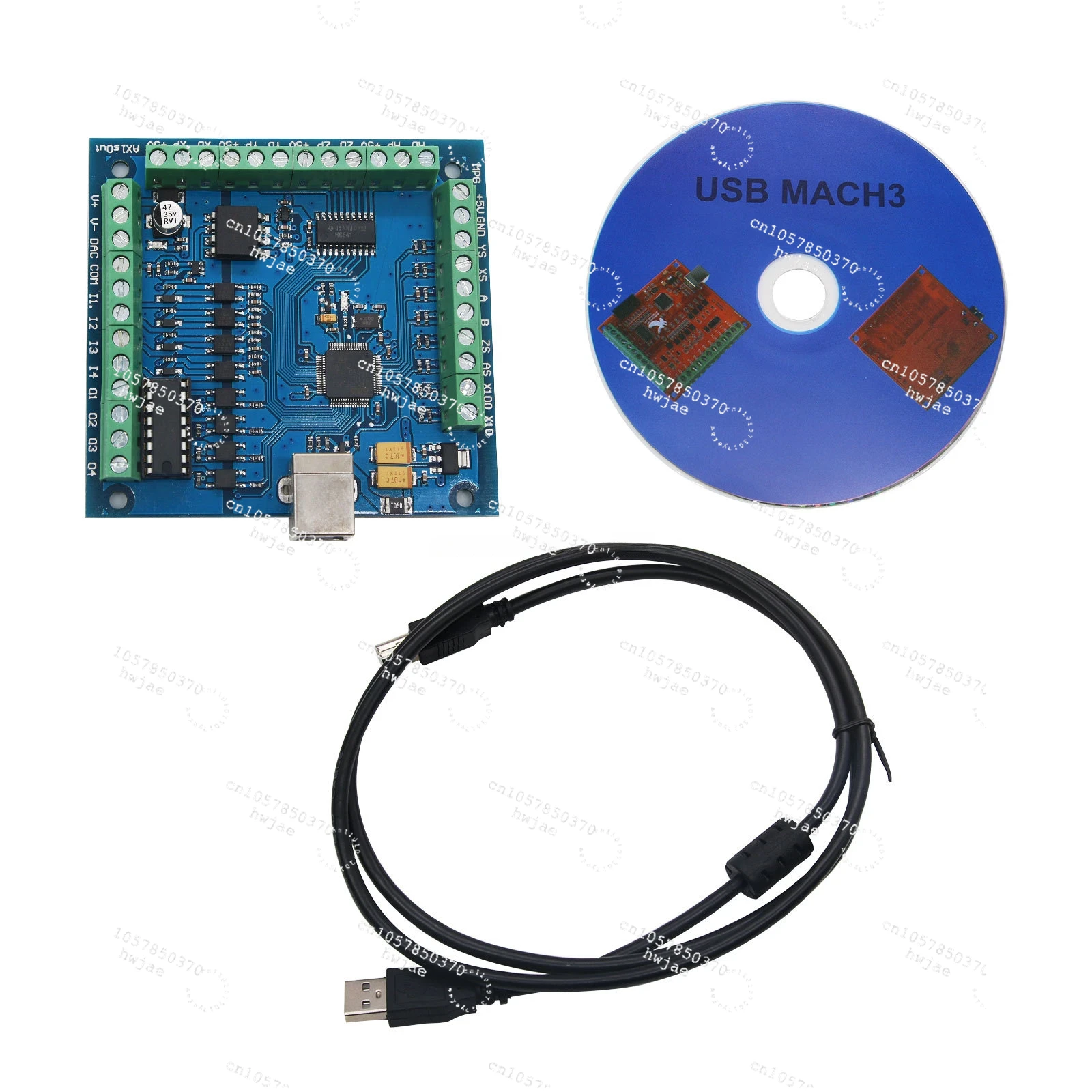 Mach3 Usb Cnc Controller 4 Axis 100Khz - การ์ดควบคุม CNC แบบ USB 4 แกน