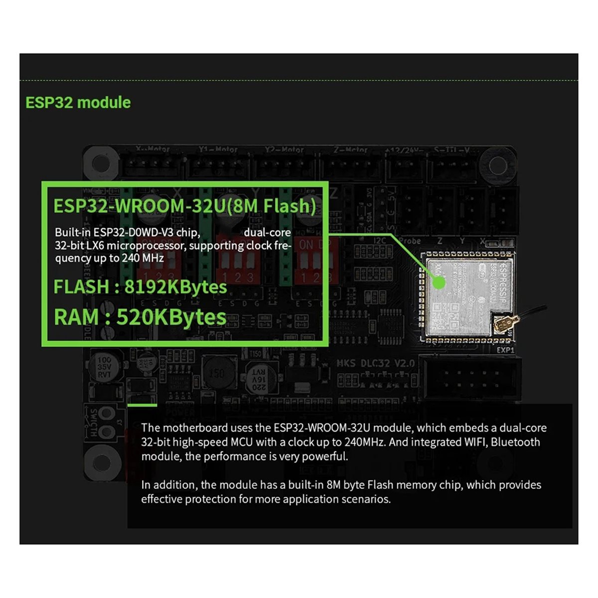 บอร์ดควบคุมอิเล็กทรอนิกส์แบบออ - Grbl 32 Bit Control Board Offline Display บทวิจารณ์และราคา