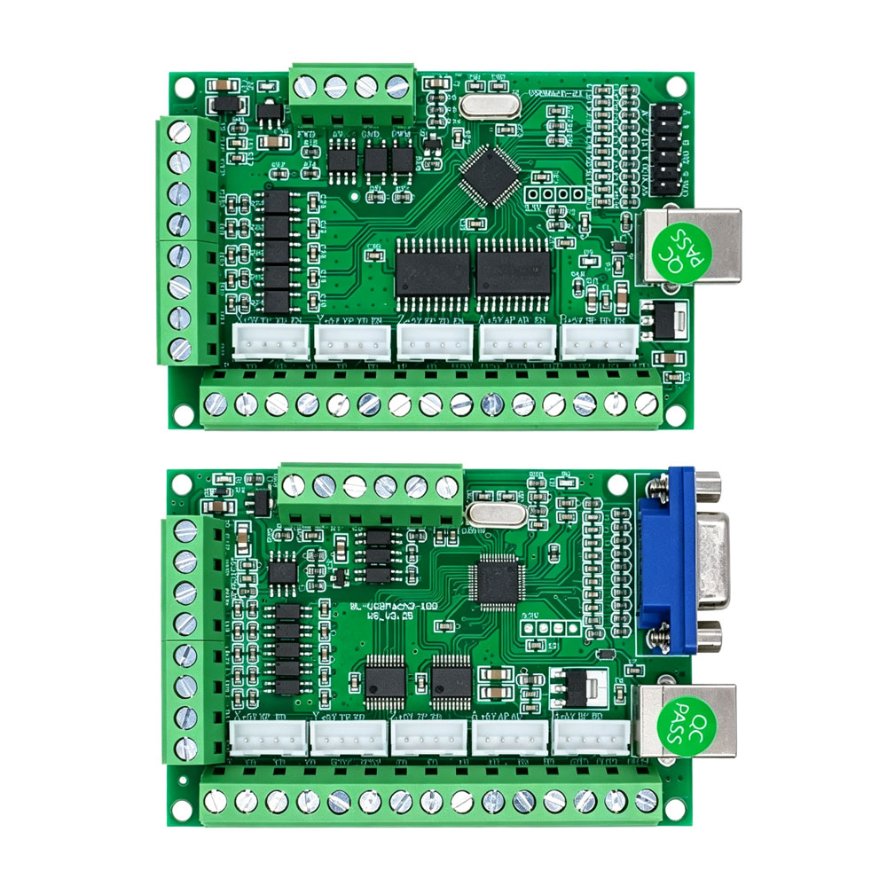 ชุดบอร์ดควบคุมมอเตอร์ CNC USB  - 5 Axis Cnc Breakout Board Interface Mach3 บทวิจารณ์และราคา