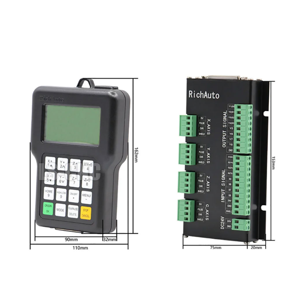 Richauto A11 3 แกน Dsp เครื่อง - Richauto A11 Dsp Controller 3 Axis บทวิจารณ์และราคา