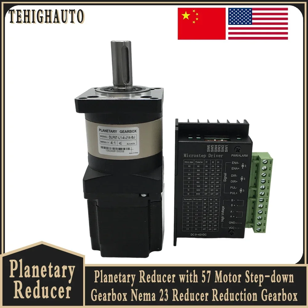 ดาวเคราะห์เกียร์ 57 มอเตอร์ TB - Nema 23 Closed Loop Stepper Motor Driver Kit บทวิจารณ์และราคา