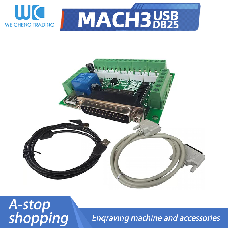 1 ชุด 5 แกน CNC อินเทอร์เฟซอะแ - 5 Axis Cnc Breakout Board Interface Mach3 บทวิจารณ์และราคา