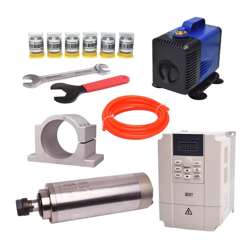 ชุดสปินเดิลระบายความร้อนด้วยน้ - 2.2Kw Water Cooled Spindle Kit Vfd บทวิจารณ์และราคา