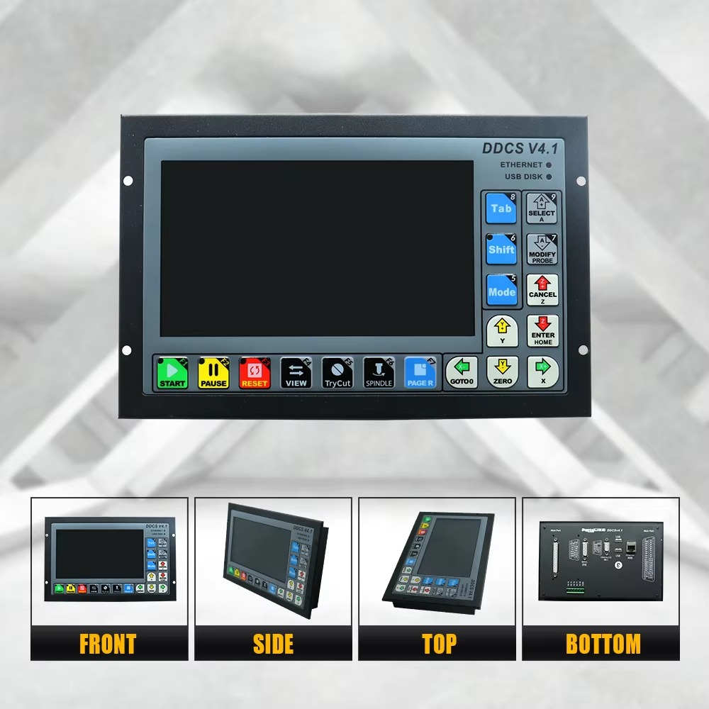 ตัวควบคุมการเคลื่อนที่แบบสแตนด - Ddcs V4.1 4 Axis Cnc Offline Controller บทวิจารณ์และราคา