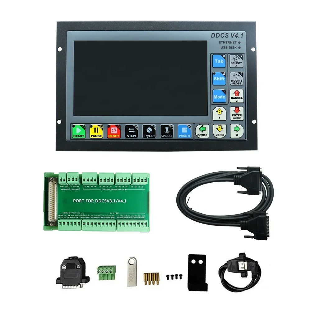 คอนโทรลเลอร์ CNC รุ่นใหม่ล่าสุ - Ddcs V4.1 4 Axis Cnc Offline Controller บทวิจารณ์และราคา