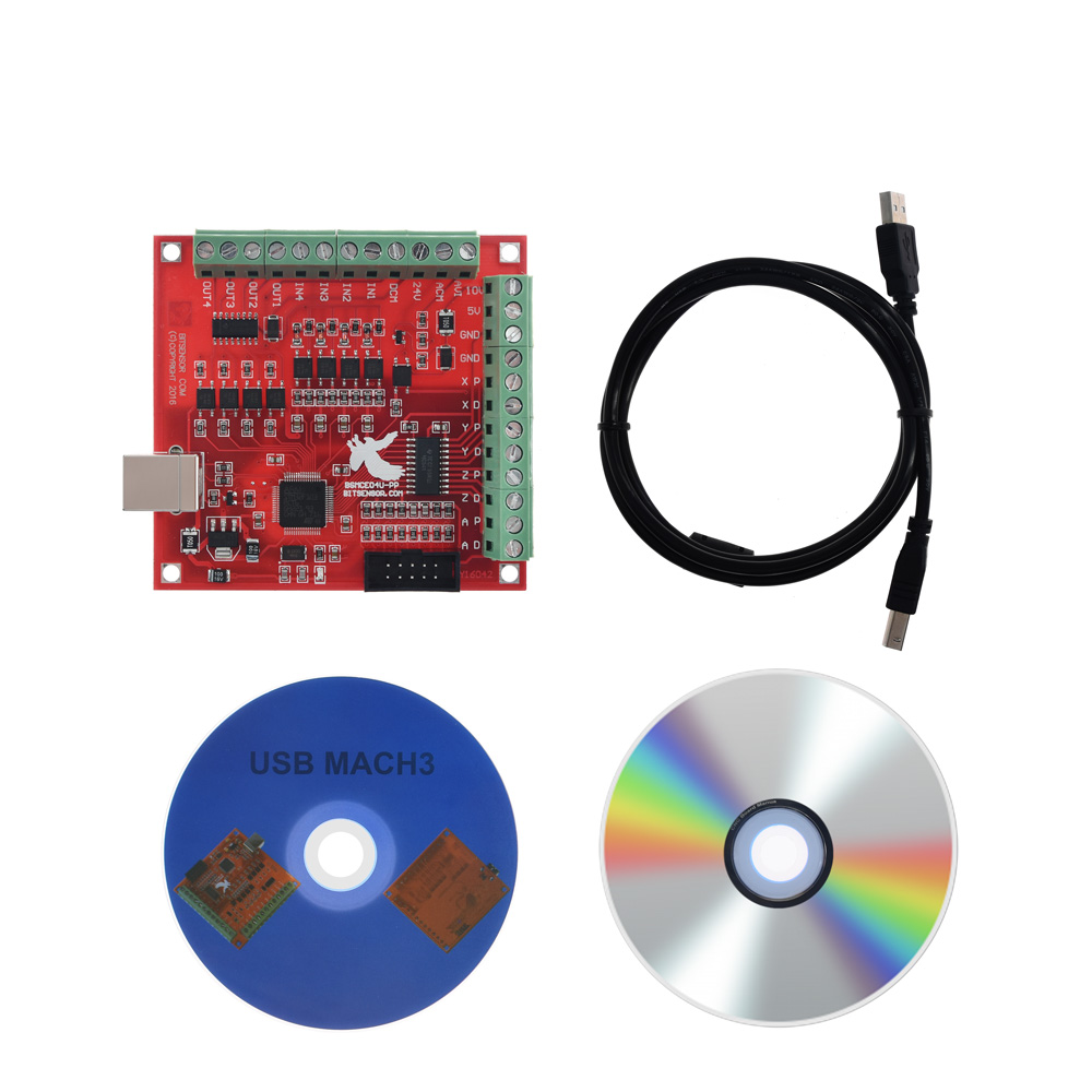 บอร์ดเบรกเอาท์ CNC USB MACH3 ก - Mach3 Usb Cnc Controller 4 Axis 100Khz บทวิจารณ์และราคา
