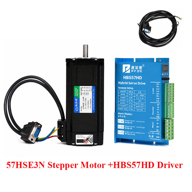 มอเตอร์สเต็ปเปอร์แบบวงปิด Nema - Nema 23 Closed Loop Stepper Motor Driver Kit บทวิจารณ์และราคา