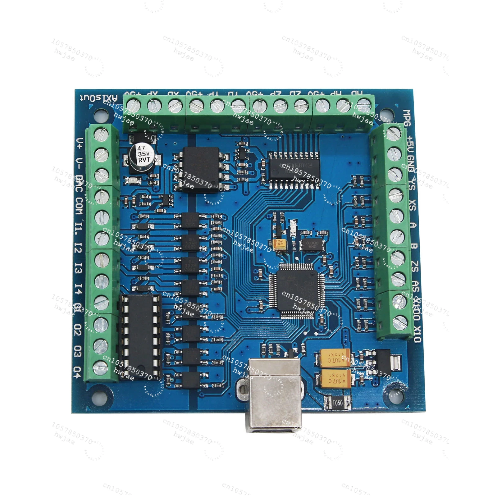 การ์ดควบคุม CNC แบบ USB 4 แกน  - Mach3 Usb Cnc Controller 4 Axis 100Khz บทวิจารณ์และราคา