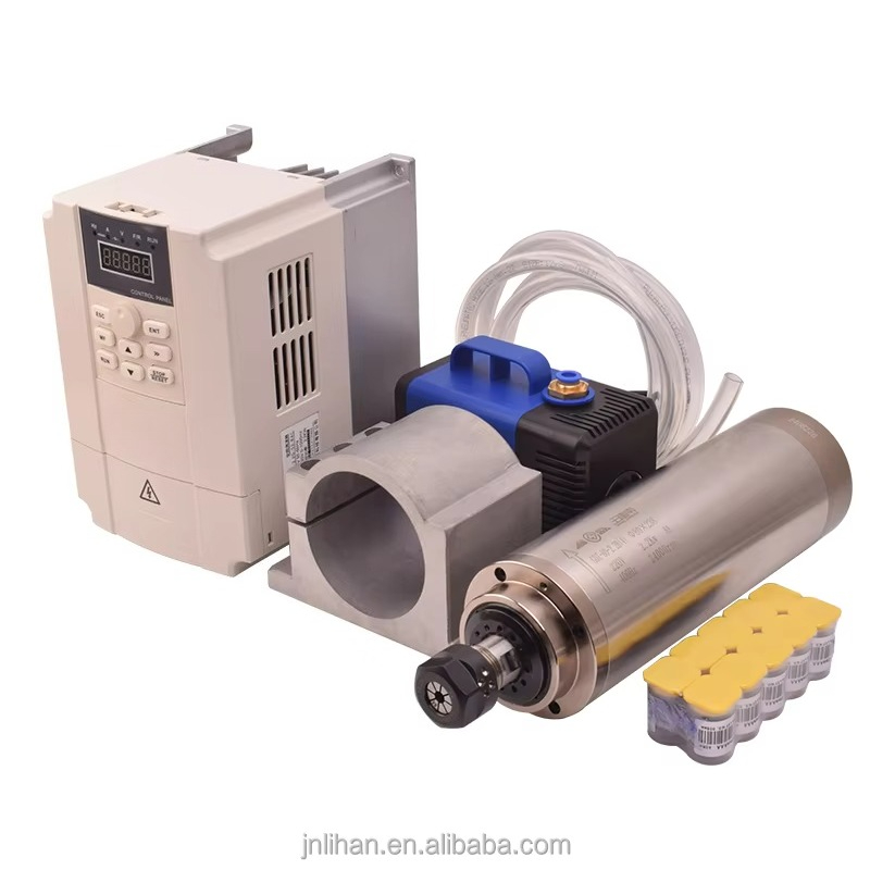 ชุดอินเวอร์เตอร์ VFD สำหรับมอเ - 2.2Kw Water Cooled Spindle Kit Vfd บทวิจารณ์และราคา