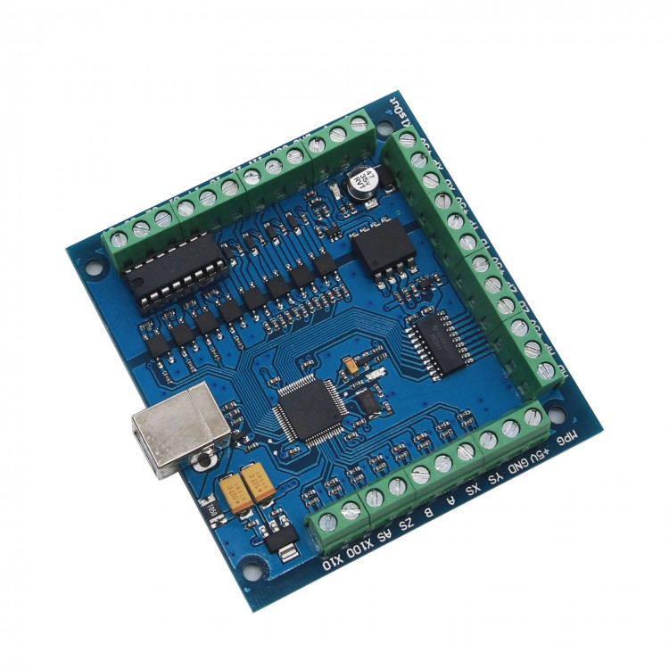 การ์ดควบคุม CNC แบบ USB 4 แกน  - Mach3 Usb Cnc Controller 4 Axis 100Khz บทวิจารณ์และราคา