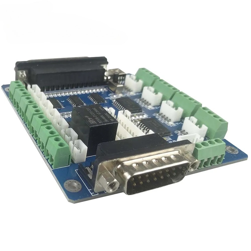 บอร์ดควบคุมเครื่อง CNC 5 แกน M - 5 Axis Cnc Breakout Board Interface Mach3 บทวิจารณ์และราคา