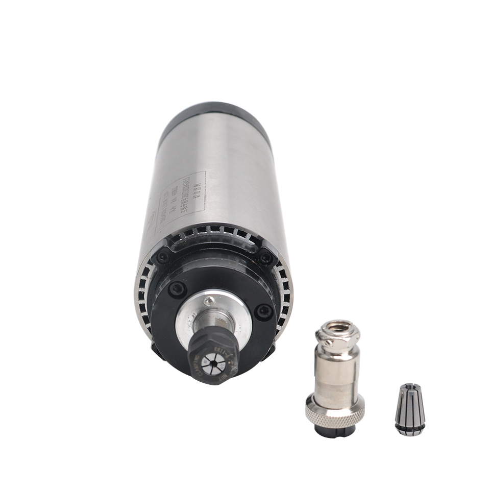 ชุดมอเตอร์แกนหมุน CNC 80 มม. 1 - Air Cooled 1.5Kw Spindle Motor Inverter 110V บทวิจารณ์และราคา